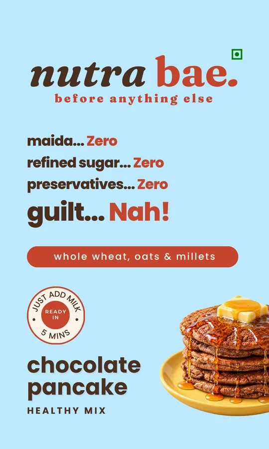 nutra bae chocolate pancake healthy mix pack
